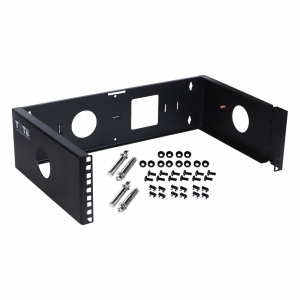 Рама настенная 19", поворотная, глубина 305 мм, черная